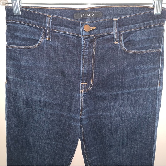 J Brand Maria Dark Wash High Rise Skinny Jean in Starless 29 - Picture 11 of 11